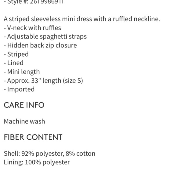 ROWA A Raffle striped sleeveless dress - Picture 5 of 6